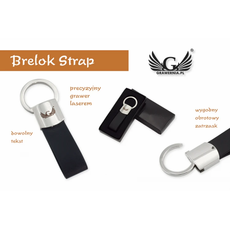 SCHLÜSSELANHÄNGER STRAP - mit Ihrer Gravur - BP54