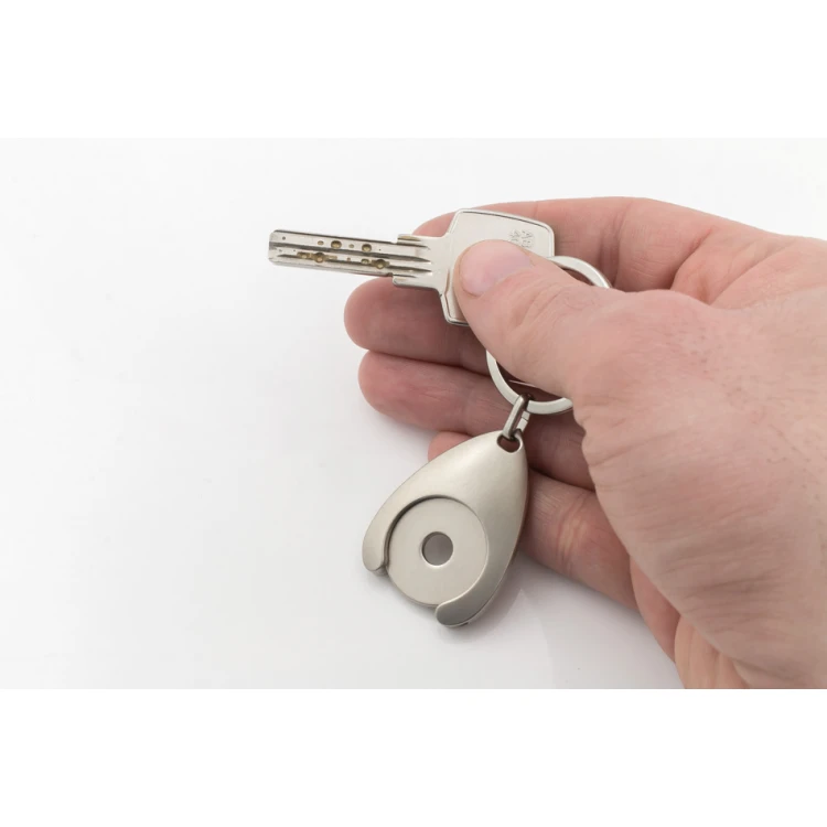 Schlüsselanhänger Chip 2 in 1 - Disk mit individueller Gravur - BP131