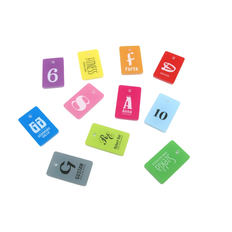 Bunte Schlüsselanhänger - beidseitiger UV-Druck - BA032