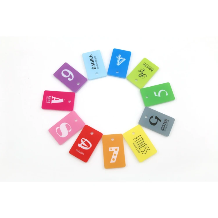 Bunte Schlüsselanhänger - beidseitiger UV-Druck - BA032