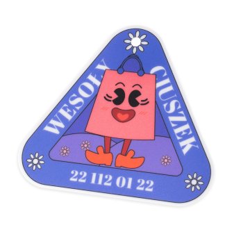 Anhänger, Anhänger, Etiketten mit beliebigem Druck - HIPS Material 1mm - Abmessungen 50x45mm - ZAW021