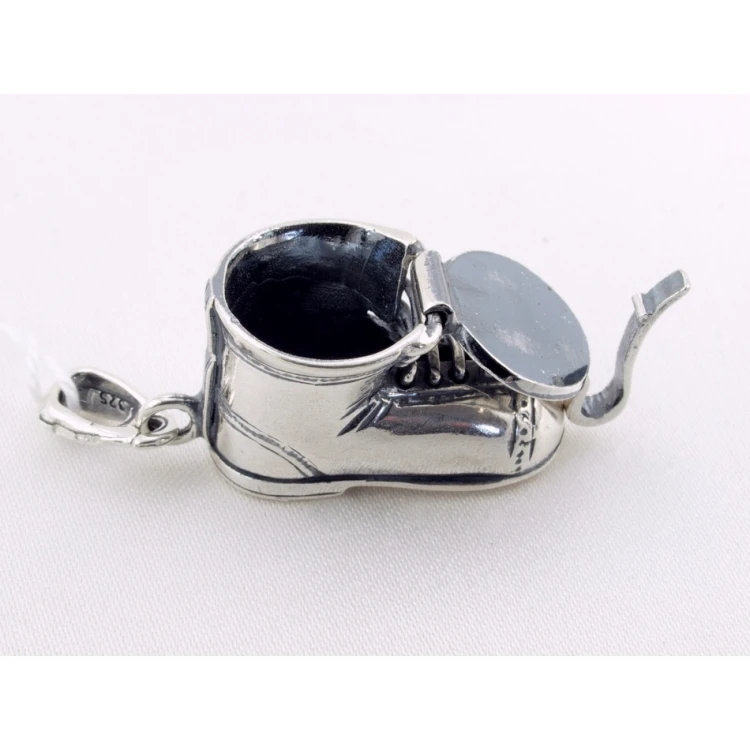 Schuh mit Versteck - SILBER - Taufgedächtnis