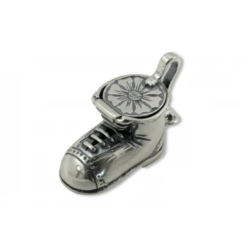 Schuh mit Versteck - SILBER - Taufgedächtnis