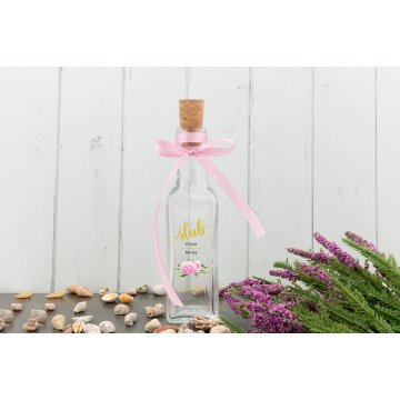 Hochzeitsflasche für Alkohol - UV-Digitaldruck - Kapazität 100ml - BUT007