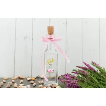 Hochzeitsflasche für Alkohol - UV-Digitaldruck - Kapazität 100ml - BUT007