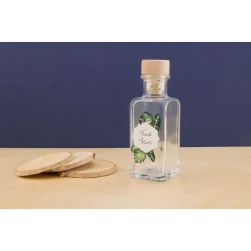 Hochzeitsflasche für Alkohol - Digitaler UV-Druck - Kapazität 100ml - BUT001