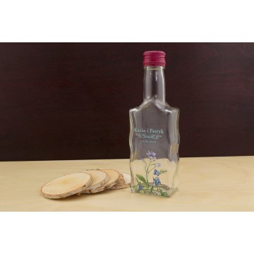 Hochzeitsflasche für Alkohol - UV-Digitaldruck - Kapazität 200ml - BUT004