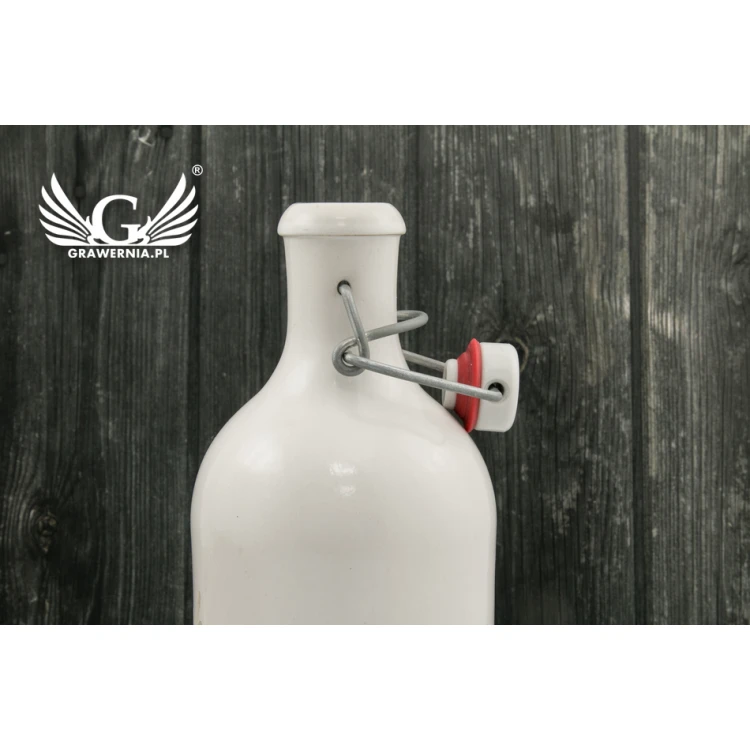 Steingutflasche mit individueller Gravur - Fassungsvermögen: 0,5l - BUT006