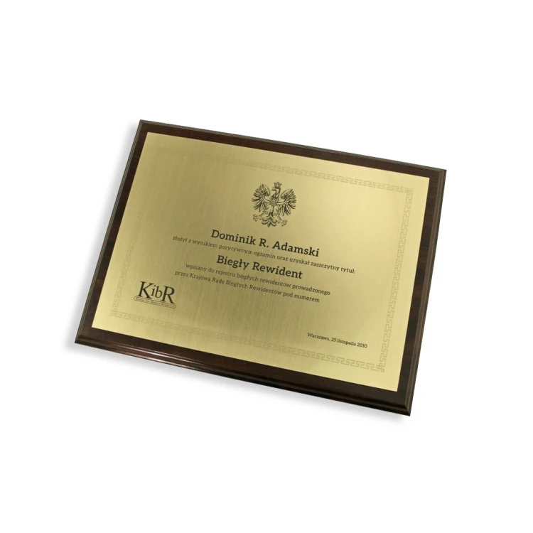 Revisionszertifikat - GOLD - LEVELS - DS015