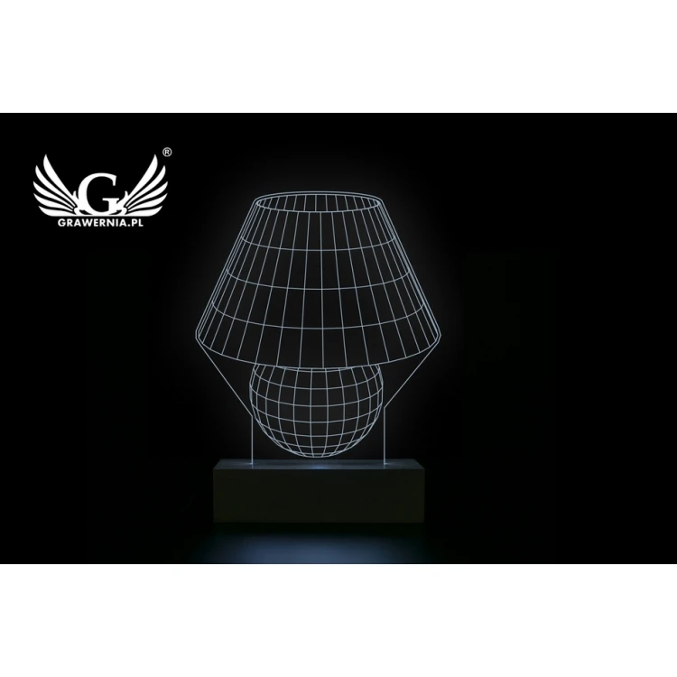 Classic - 3D LED RGB Lampe mit Fernbedienung - L3D013