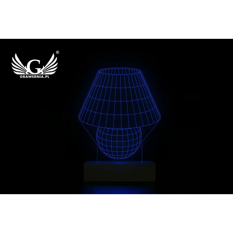 Classic - 3D LED RGB Lampe mit Fernbedienung - L3D013