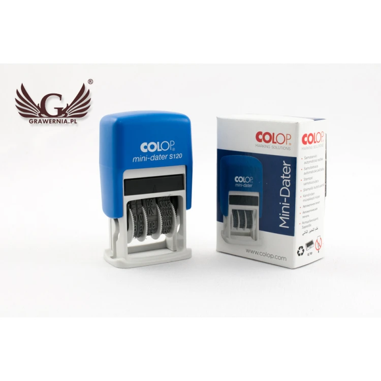Datumsstempel Colop Mini Dater S120 - Abdruckgröße: 18x4mm - COL015