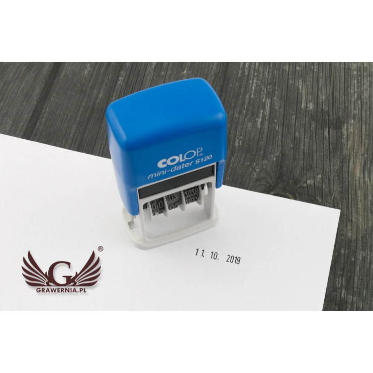 Datumsstempel Colop Mini Dater S120 - Abdruckgröße: 18x4mm - COL015