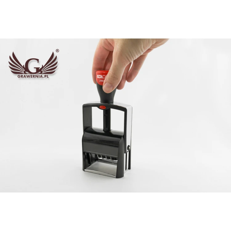 Datumsstempel mit Stempel Colop Classic Line 2460 - Abdruckgröße: 27x58mm - COL011