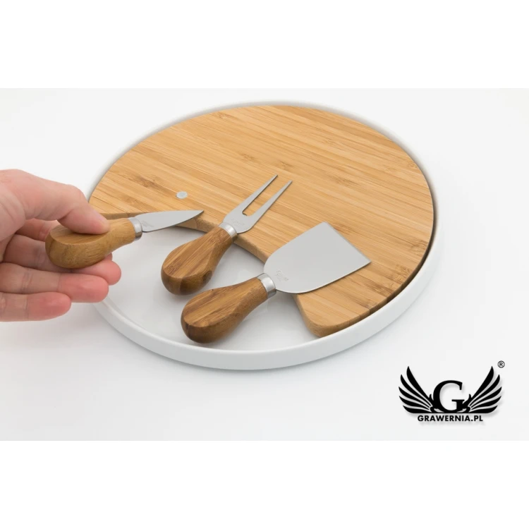 Käsebrett mit individueller Gravur - Geschenk - KCH007