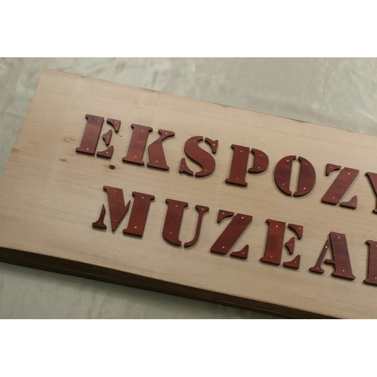 Dekorative Tafel - Schild