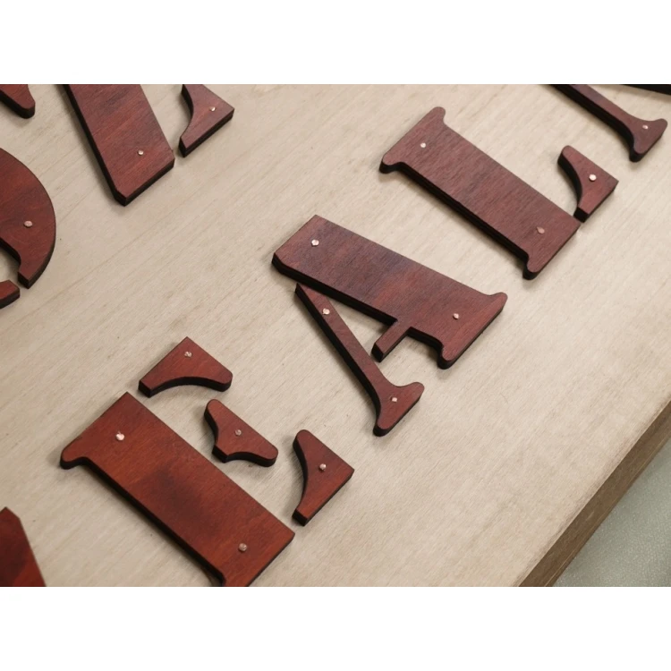 Dekorative Tafel - Schild