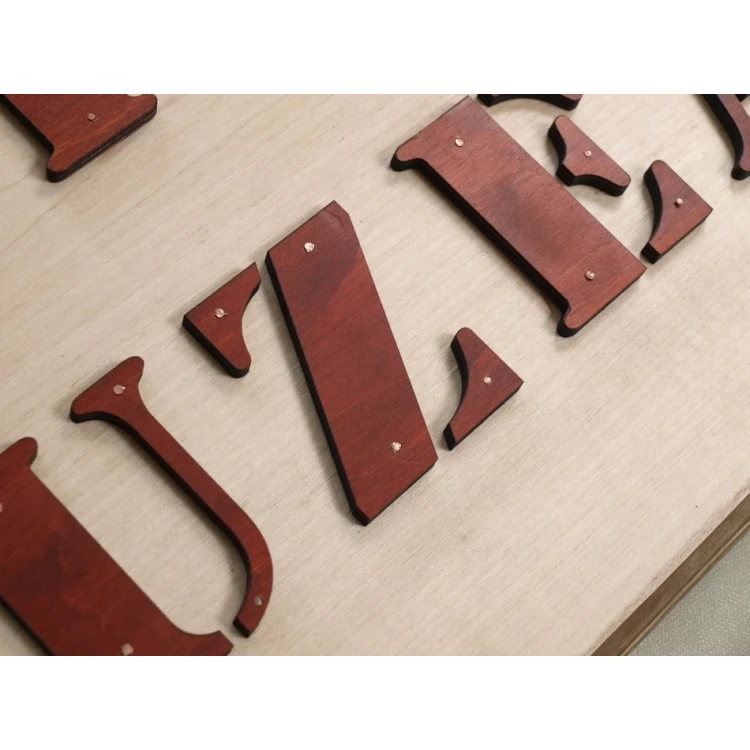 Dekorative Tafel - Schild