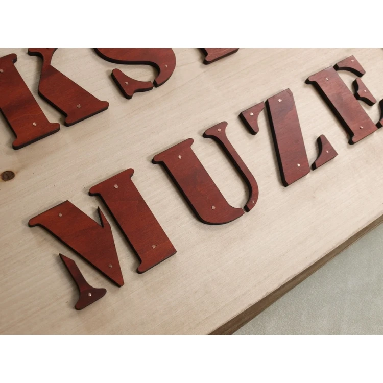 Dekorative Tafel - Schild