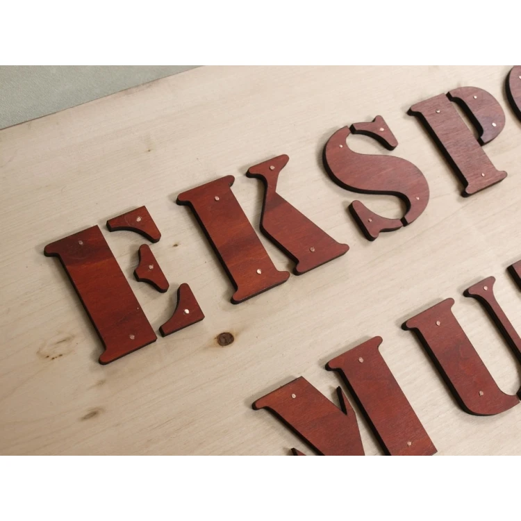 Dekorative Tafel - Schild