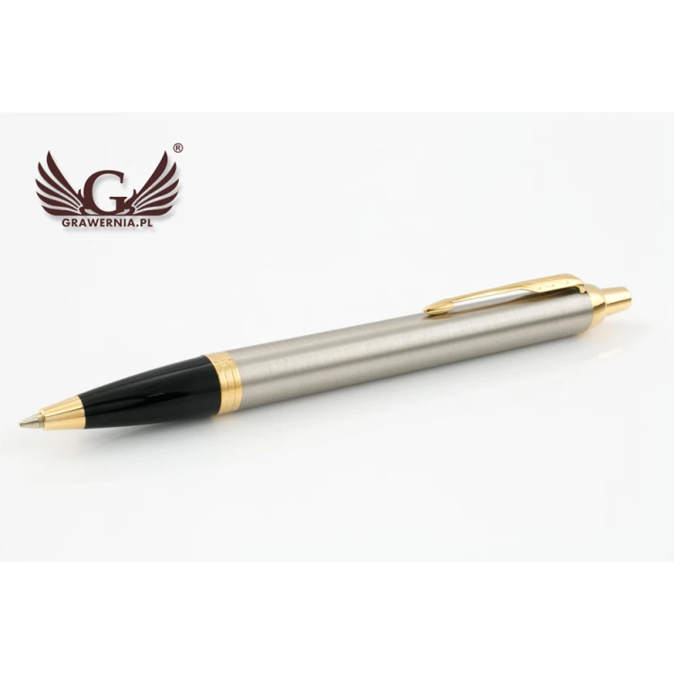 Kugelschreiber PARKER IM CORE Gebürstetes Metall GT - PAR141-D-PT