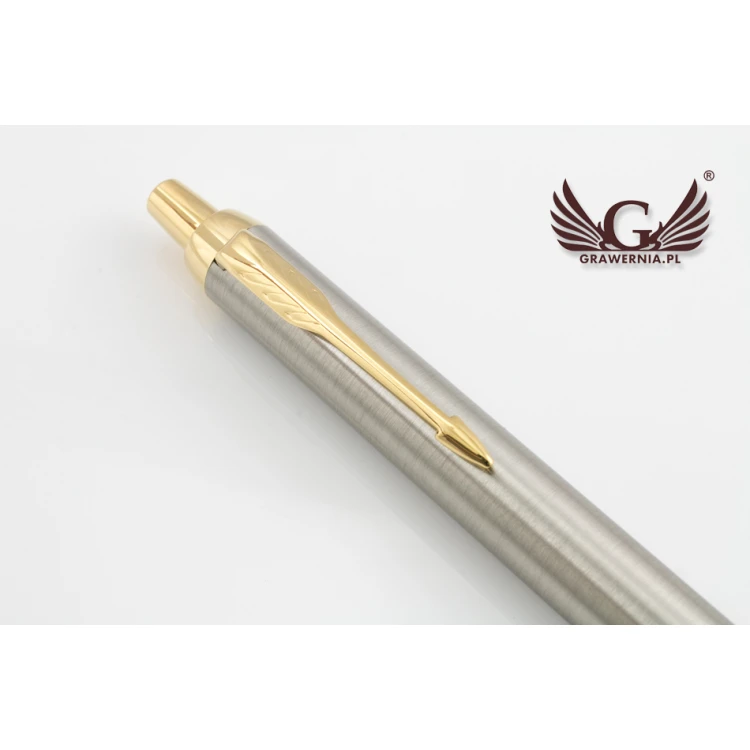 Kugelschreiber PARKER IM CORE Gebürstetes Metall GT - PAR141-D-PT
