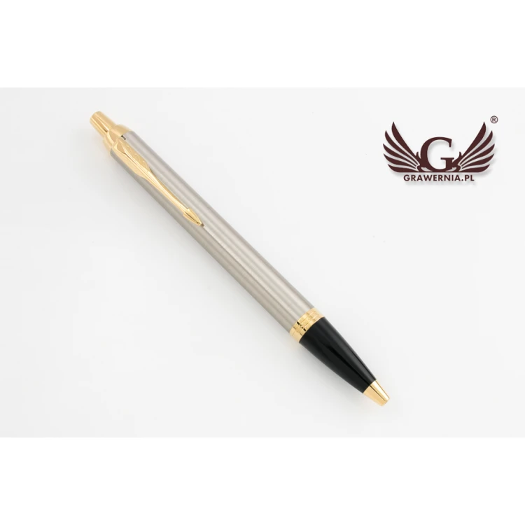 Kugelschreiber PARKER IM CORE Gebürstetes Metall GT - PAR141-D-PT