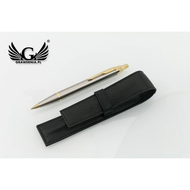 PARKER IM Gebürstetes Metall GT Kugelschreiber mit Etui - PAR139-D-SWPAG