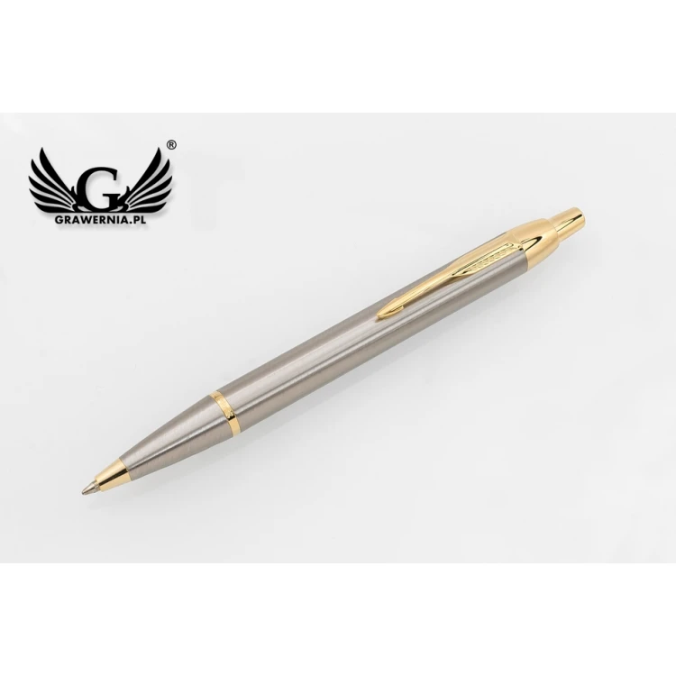 PARKER IM Gebürstetes Metall GT Kugelschreiber mit Etui - PAR139-D-SWPAG
