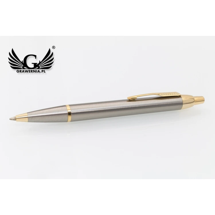 PARKER IM Gebürstetes Metall GT Kugelschreiber mit Etui - PAR139-D-SWPAG