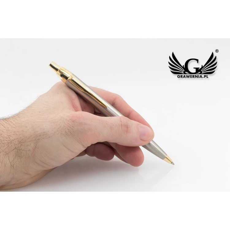 PARKER IM Gebürstetes Metall GT Kugelschreiber mit Etui - PAR139-D-SWPAG