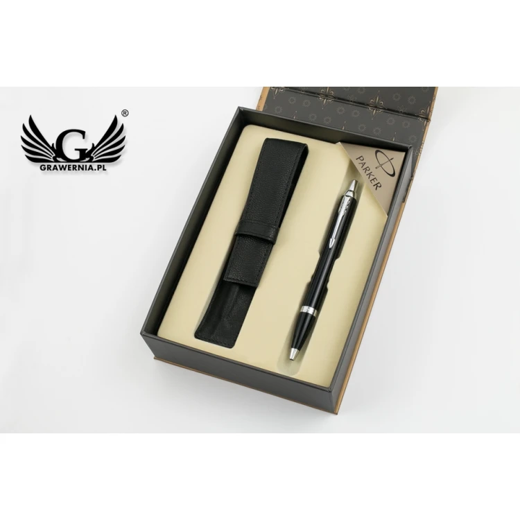 PARKER IM CORE Schwarzer CT Kugelschreiber mit Etui - PAR157-D-PTPAG