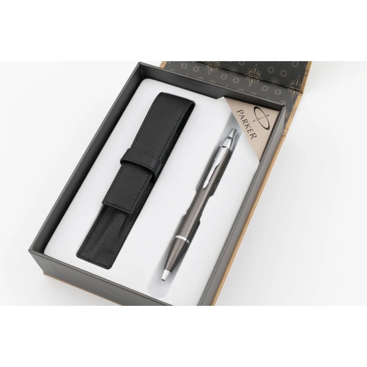 PARKER IM Gun Metal CT Kugelschreiber mit Etui - PAR158-D-SWPAG