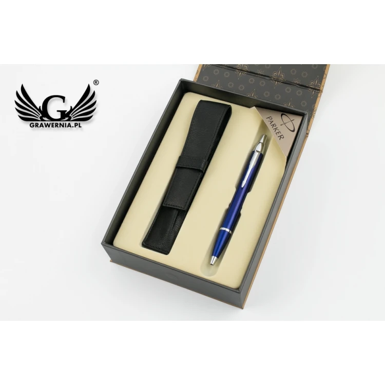 PARKER IM Kugelschreiber blau CT mit Etui - PAR156-D-SWPAG