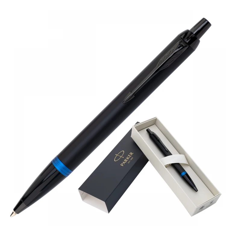 Parker IM Professionals Vibrant Ring Marine Blue Kugelschreiber - PAR222