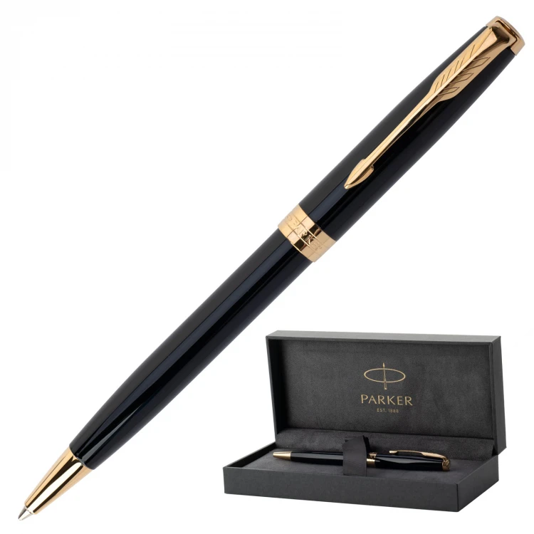 Parker Sonnet Core Schwarzer Lack GT - PAR121 Kugelschreiber