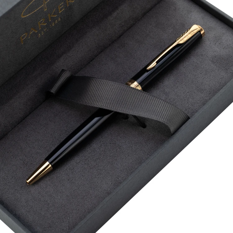 Parker Sonnet Core Schwarzer Lack GT - PAR121 Kugelschreiber