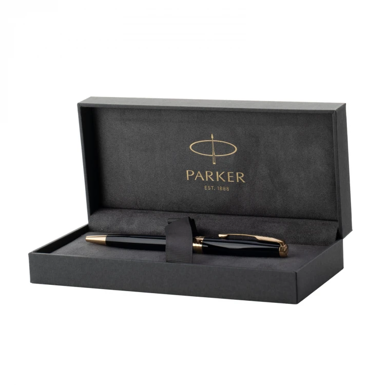 Parker Sonnet Core Schwarzer Lack GT - PAR121 Kugelschreiber