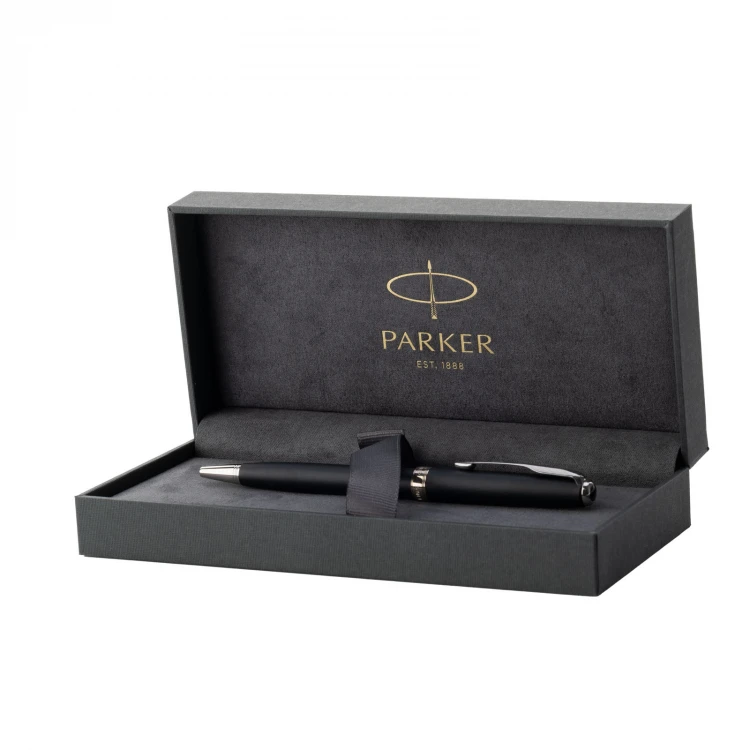 Parker Sonnet Slim Core Mattschwarz CT - PAR218 Kugelschreiber