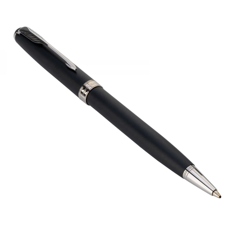 Parker Sonnet Slim Core Mattschwarz CT - PAR218 Kugelschreiber
