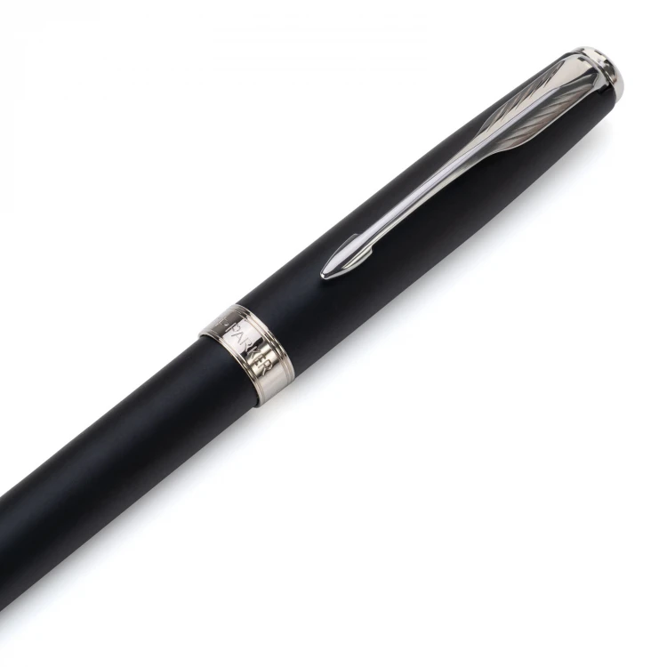 Parker Sonnet Slim Core Mattschwarz CT - PAR218 Kugelschreiber
