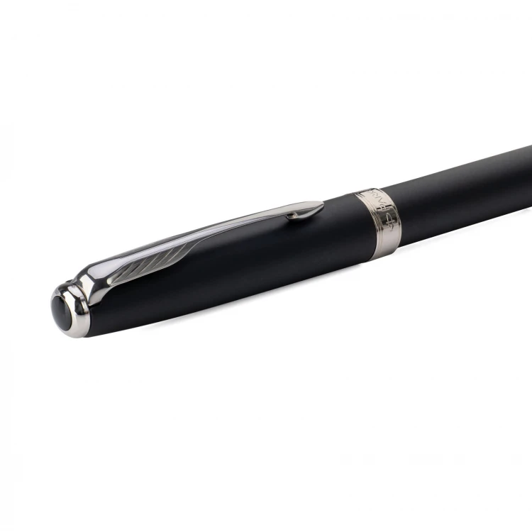 Parker Sonnet Slim Core Mattschwarz CT - PAR218 Kugelschreiber