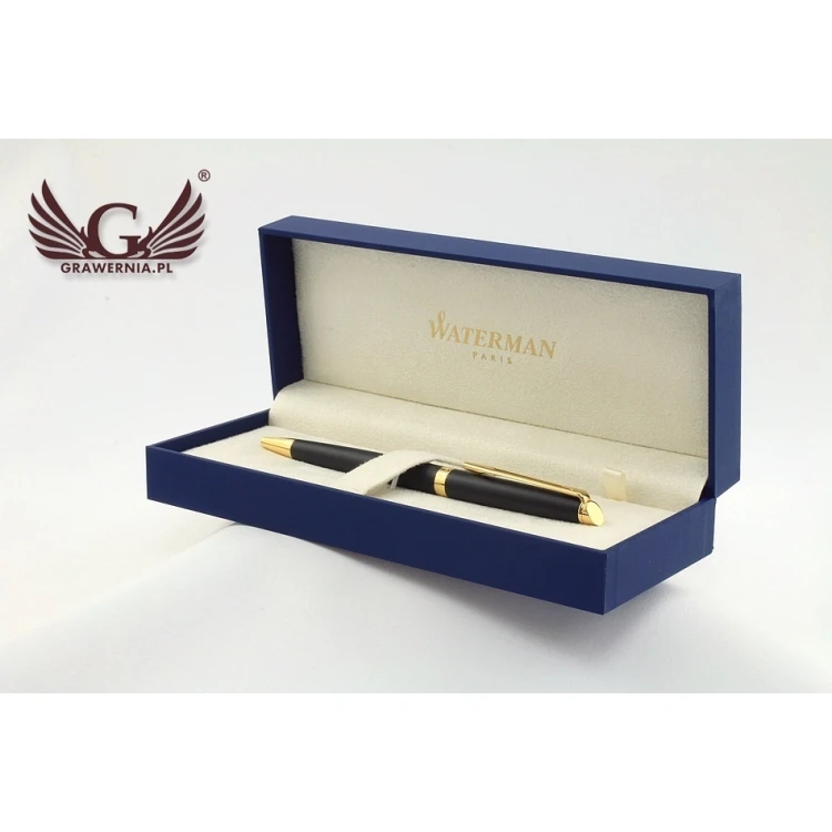 Kugelschreiber WATERMAN HEMISPHERE - Mattschwarz GT - WAT022