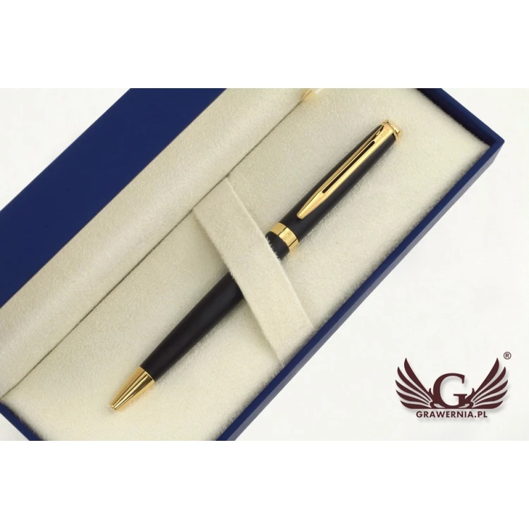 Kugelschreiber WATERMAN HEMISPHERE - Mattschwarz GT - WAT022
