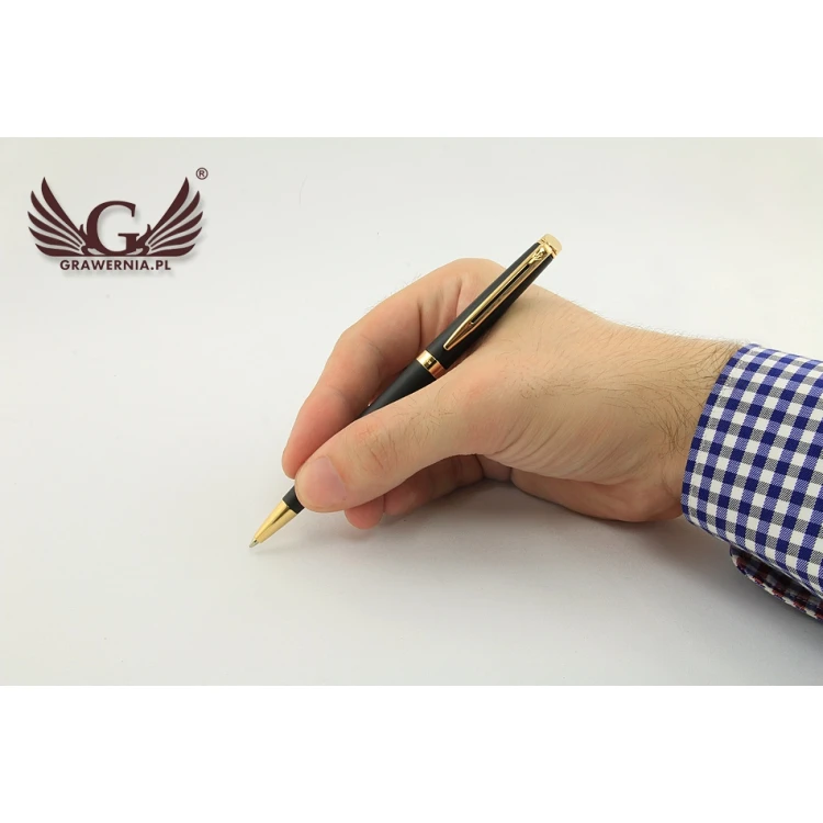 Kugelschreiber WATERMAN HEMISPHERE - Mattschwarz GT - WAT022
