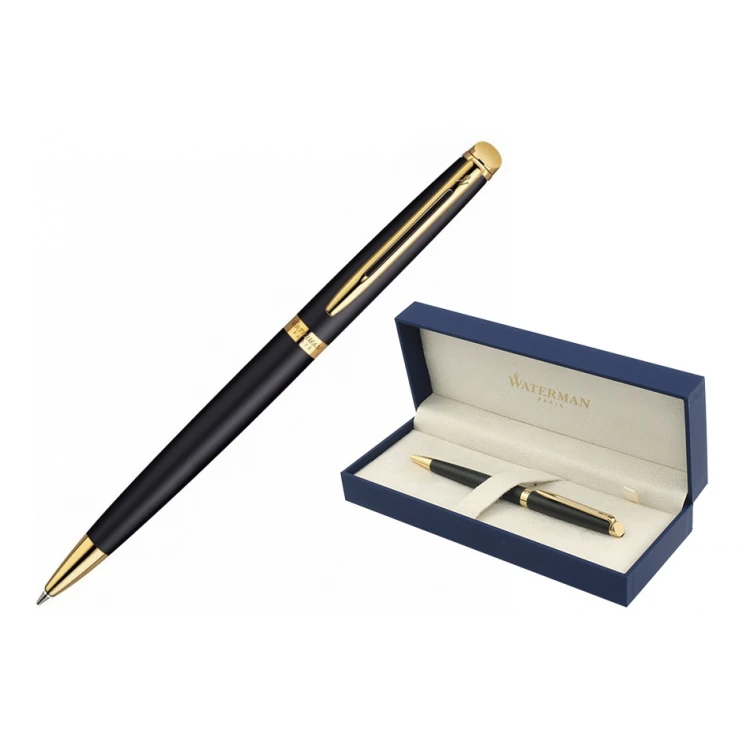 Kugelschreiber WATERMAN HEMISPHERE - Mattschwarz GT - WAT022