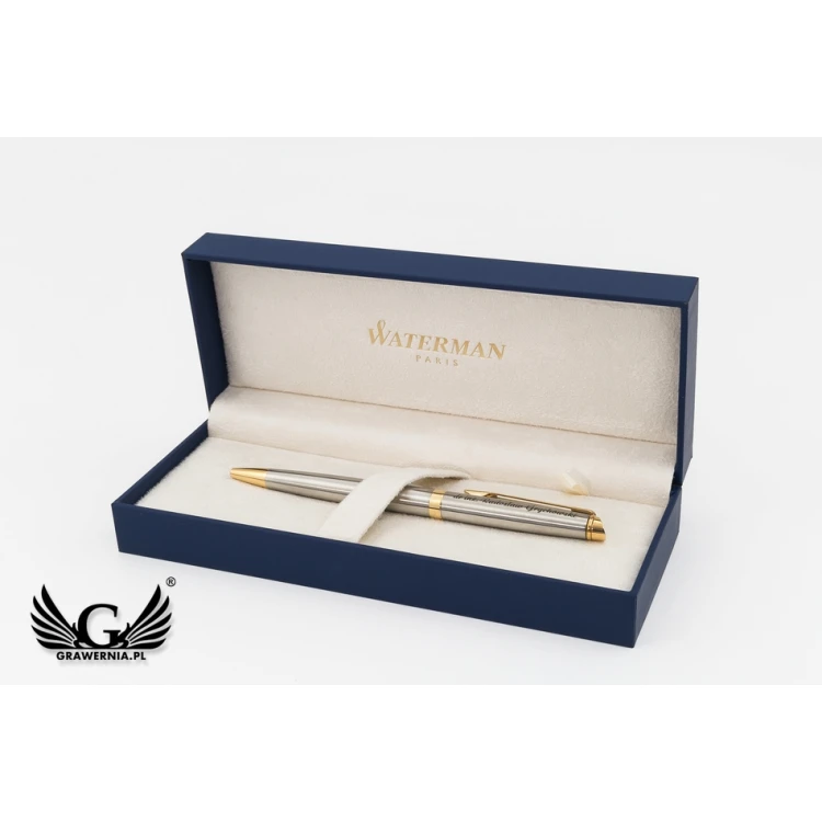 Kugelschreiber WATERMAN HEMISPHERE - Satinstahl GT - WAT023