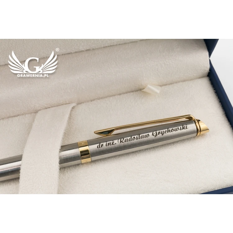 Kugelschreiber WATERMAN HEMISPHERE - Satinstahl GT - WAT023