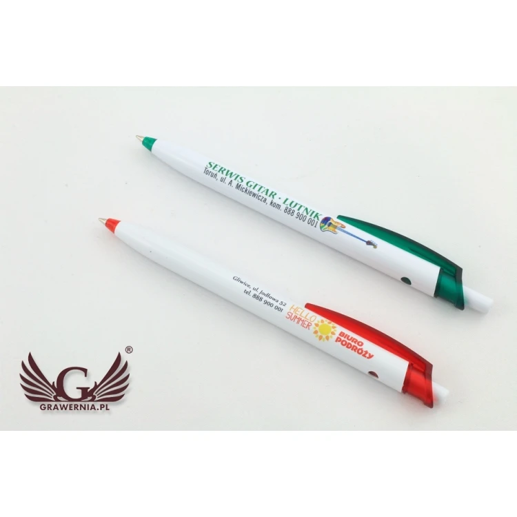 Kunststoffkugelschreiber MILO - UV-Druck - DP009