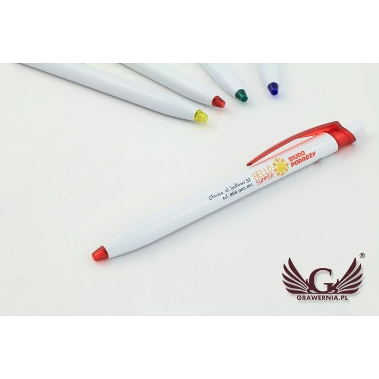 Kunststoffkugelschreiber MILO - UV-Druck - DP009